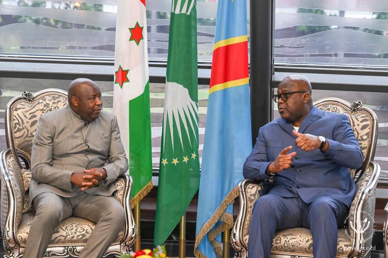 RDC-Burundi : sécurité dans l’Est et lutte contre Ebola au cœur des échanges entre Tshisekedi et Ndayishimiye