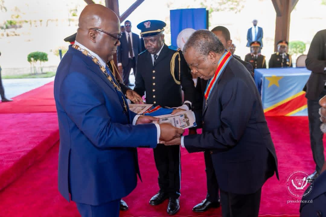 RDC : Félix Tshisekedi élève le Pr Jean-Jacques Muyembe au grade de Commandeur de l’Ordre national du Léopard