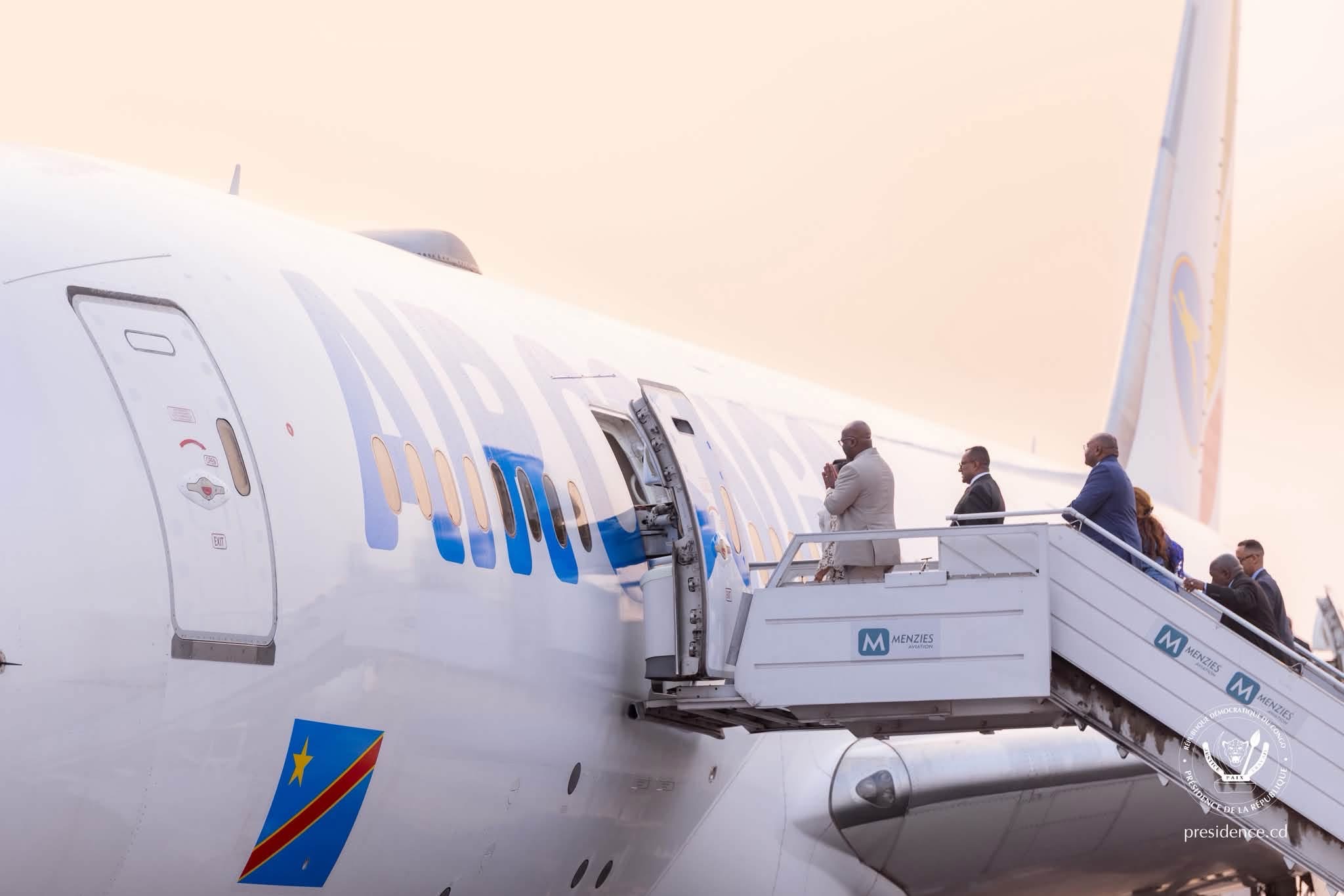 Air Congo renforce sa flotte : Félix Tshisekedi réceptionne un Boeing Dreamliner destiné à la liaison Kinshasa-Bruxelles