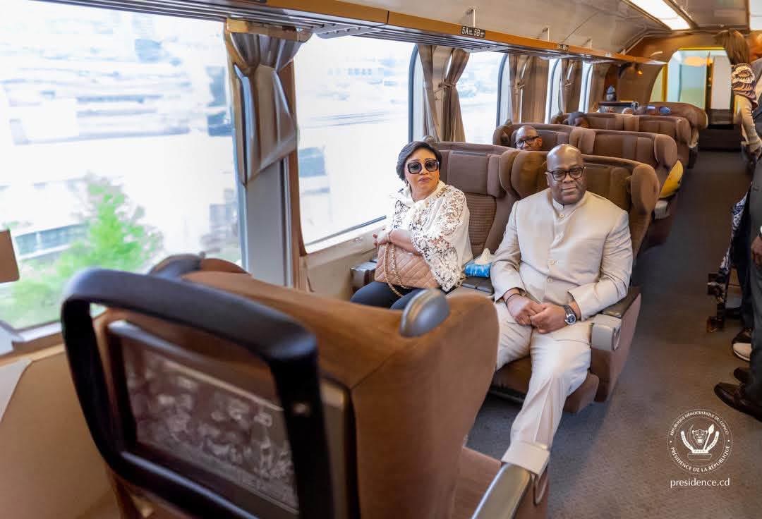 Kinshasa : Félix Tshisekedi relance le trafic ferroviaire entre la Gare centrale et l’aéroport de N’djili