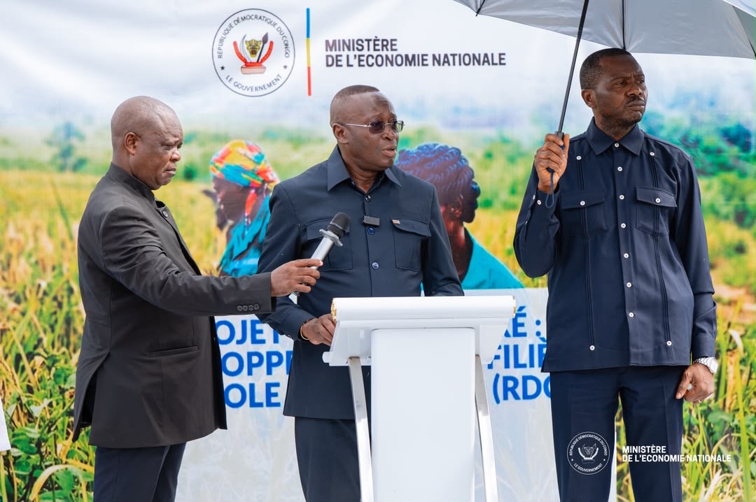 RDC-Mongala : Daniel Mukoko Samba lance le projet « Riz Bumba, Loso na Biso » pour relancer la production rizicole locale