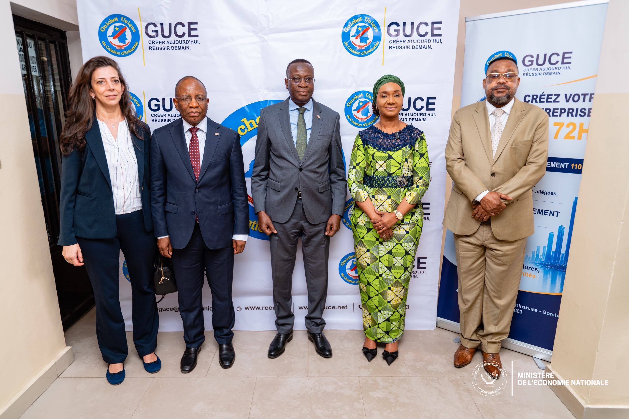 RDC : Mukoko Samba évalue les avancées du GUCE et réaffirme l’engagement du Gouvernement en faveur de la formalisation des entreprises