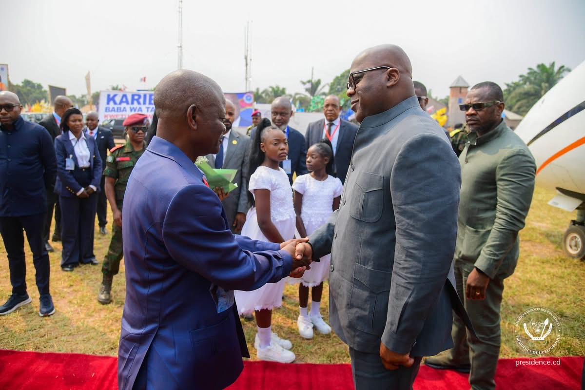 Haut-Lomami : Félix Tshisekedi en mission d’itinérance à Kamina, avec l’inauguration d’une nouvelle usine d’eau potable