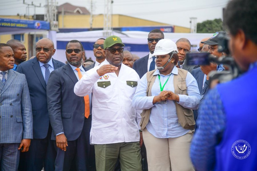 Kinshasa : Félix Tshisekedi lance les travaux du boulevard Docteur Étienne Tshisekedi