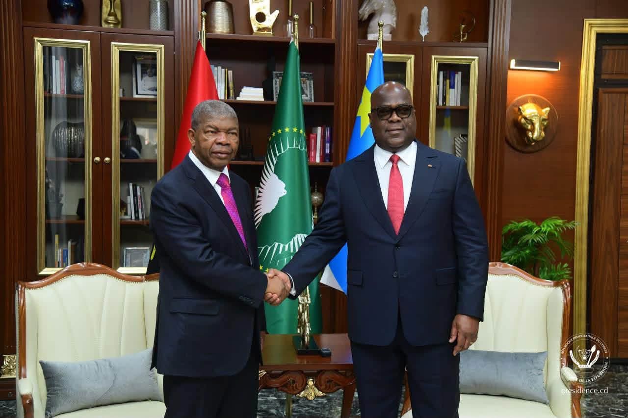 RDC-Angola : Tshisekedi et Lourenço renforcent la coopération autour du Corridor de Lobito
