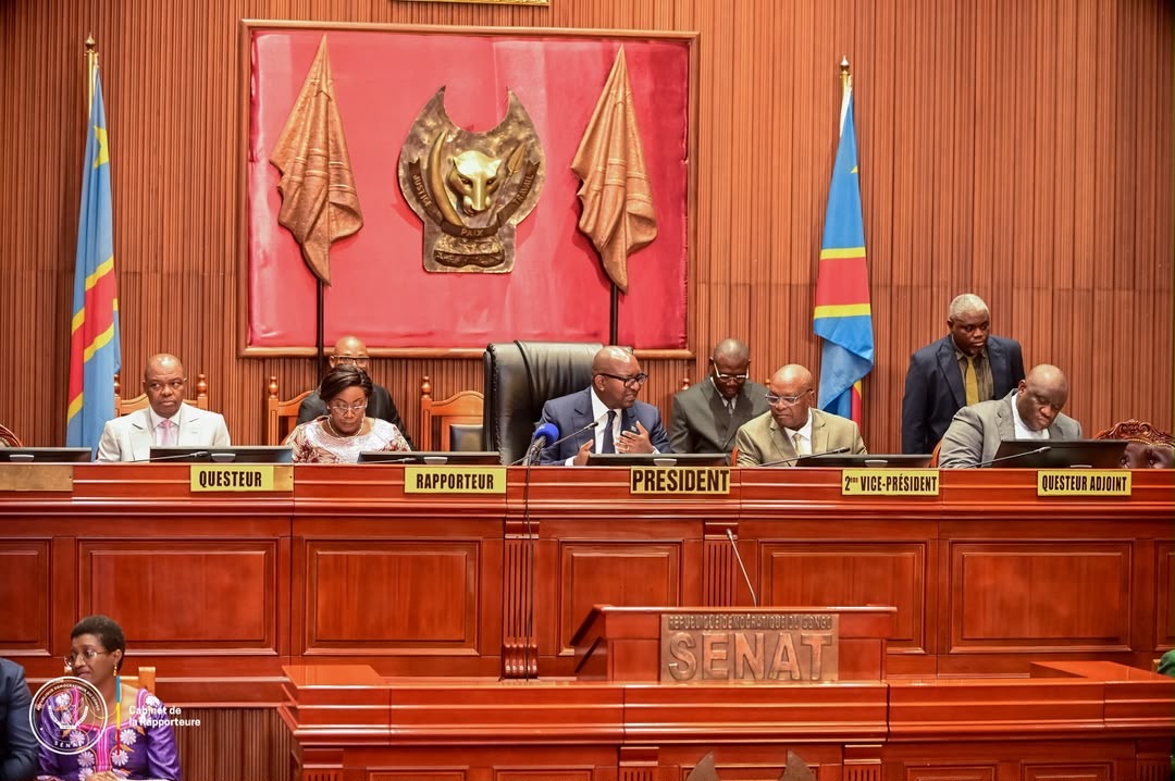 RDC : le Sénat adopte le projet de calendrier de la session ordinaire de septembre 2026