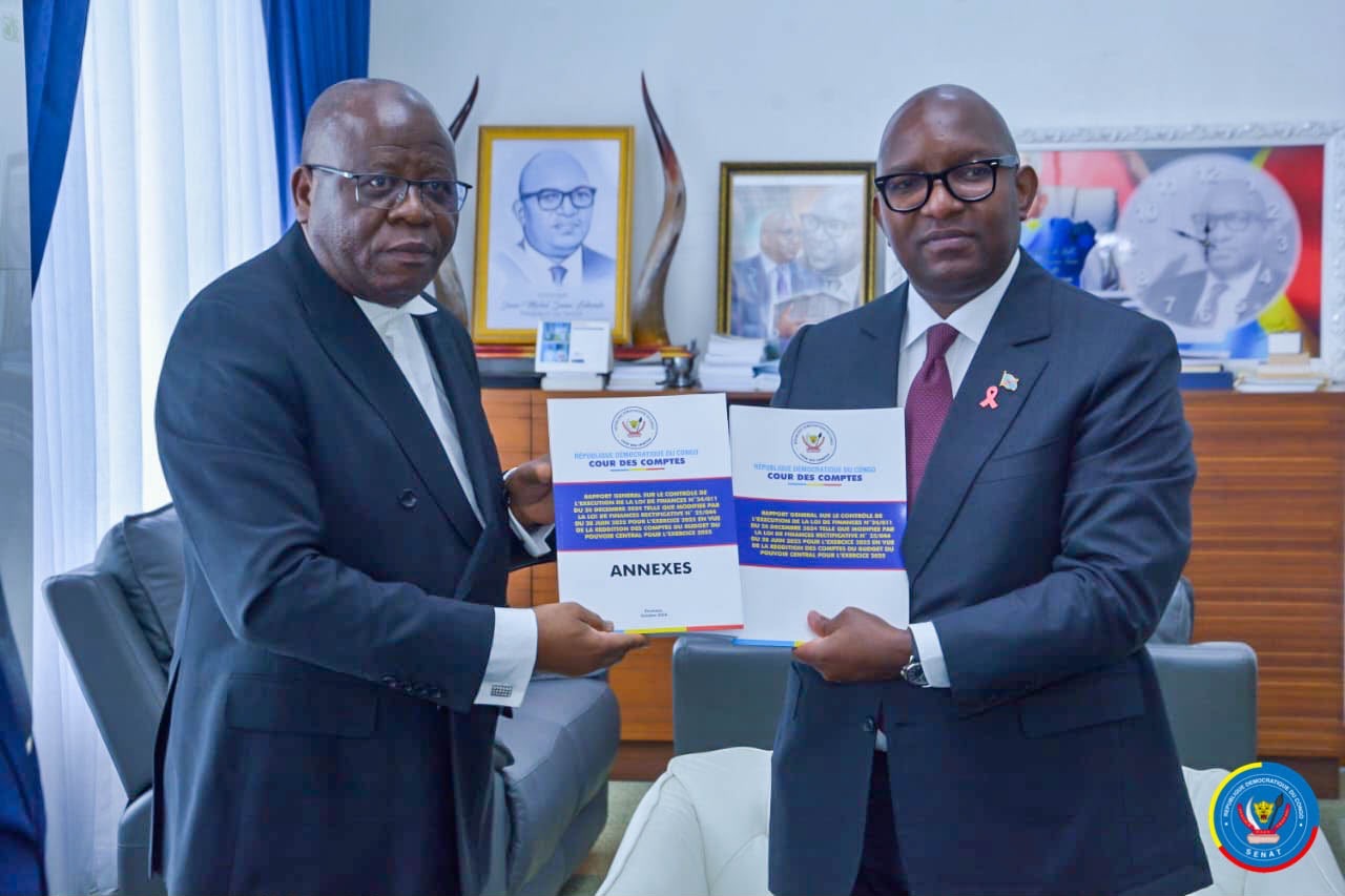 RDC : Sama Lukonde reçoit le rapport de la Cour des comptes sur l’exécution du budget 2025